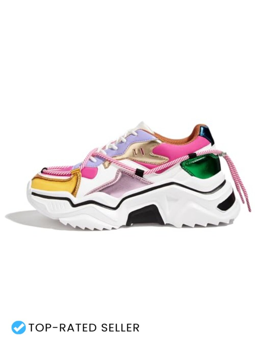 Women's Platform Fashion Chunky Dad Sneakers Lightweight Walking Shoes